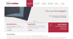 Desktop Screenshot of huurmatten.be