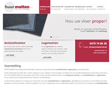Tablet Screenshot of huurmatten.be